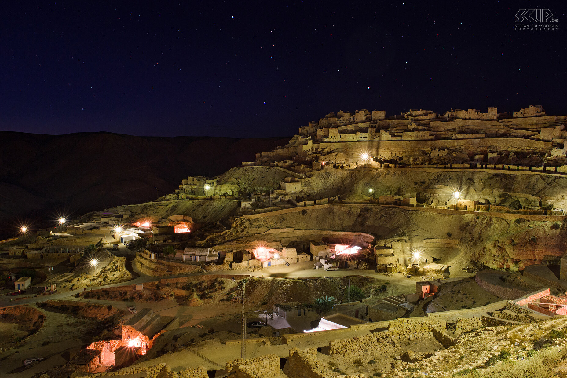 Chenini by night  Stefan Cruysberghs